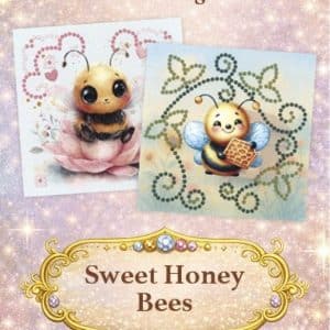Dotty Design - Diamond Card Set - Sweet Honey Bees DDCS1003