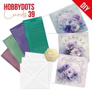 Hobbydots Cards 39 - Purple Flowers DODOPP039