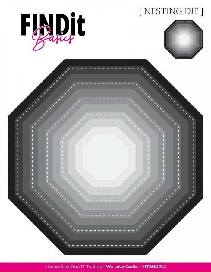 Find It Basics - Nesting Dies - Stitched Octagon FITBND012