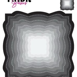 Find It Basics - Nesting Dies - Wavey Squares FITBND015