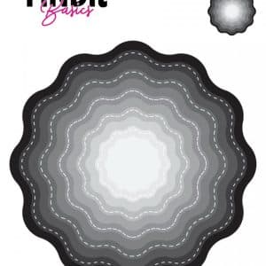 Find It Basics - Nesting Dies - Stitched Wavy Bloom FITBND017