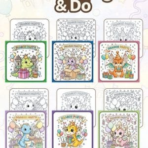 Findit Color - Cozy Colouring Cards Set - Spring Animals FITCCS10005