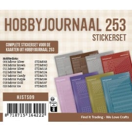 Stickerset Hobbyjournaal 253 HJSTS09