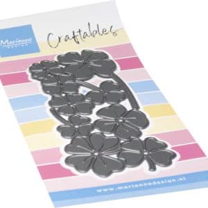 Craftables stencil Punch die XL - clovers CR1719