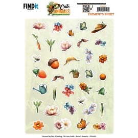 Berries Beauties - Cute Animals - Small Elements CD12453