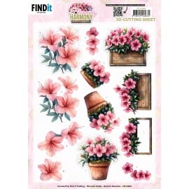 3D Cutting Sheet - Berries Beauties - Blooming Harmony - Blooming PotsCD12460