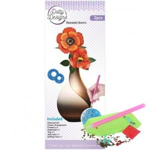 Diamond Flower Set - Orange Gerbera Bouquet DDDFS006