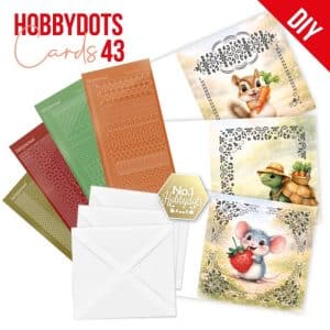Hobbydots Cards 43 - Cute Garden Friends DODOPP043