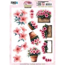 3D Pushout Sheet - Berries Beauties - Blooming Harmony - Blooming Pots SB11111