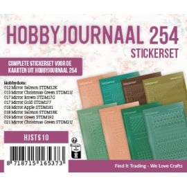 Stickerset Hobbyjournaal 254 HJSTS10