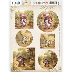 Scenery Push out - Berries Beauties - Happy Gnomes BBSC10132 - HJ25501