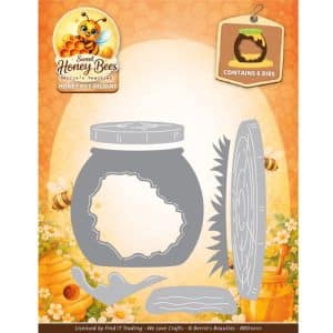 Dies - Berries Beauties - Sweet Honey Bees - Honey Pot Delight BBD10111