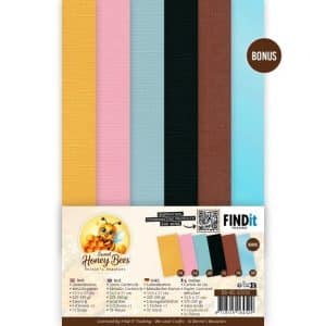 Linen Cardstock Pack - Berries Beauties - Sweet Honey Bees - 4K BB-4K-10036