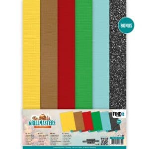 Linen Cardstock Pack - Berries Beauties - Grillmasters - A4 BB-A4-10035