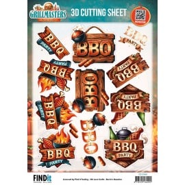 3D Cutting Sheet - Berries Beauties - Grillmasters - Backyard Feast  CD12466