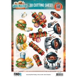 3D Cutting Sheet - Berries Beauties - Grillmasters - Flame Grilled Favorites CD12467