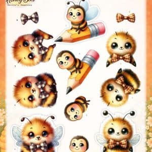 3D Cutting Sheet - Berries Beauties - Sweet Honey Bees - Little Buzzers CD12475