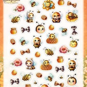 Cutting Sheet - Berries Beauties - Sweet Honey Bees - Small Elements CD12477