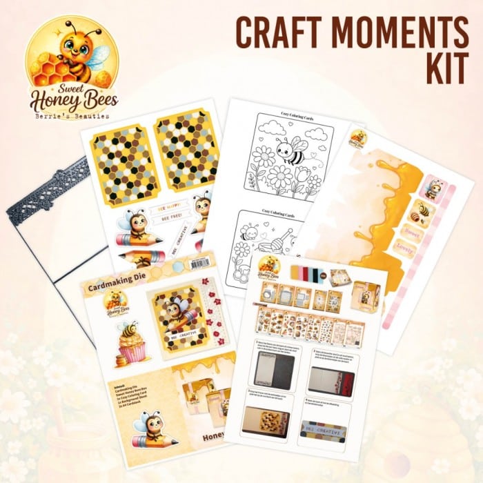 Berrie’s Beauties - Craft Moments Kit - Sweet Honey Bees BBCMK10002