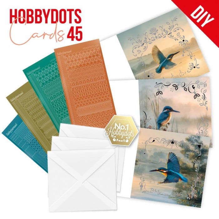 Hobbydots Cards 45 - Kingfisher DODOPP045
