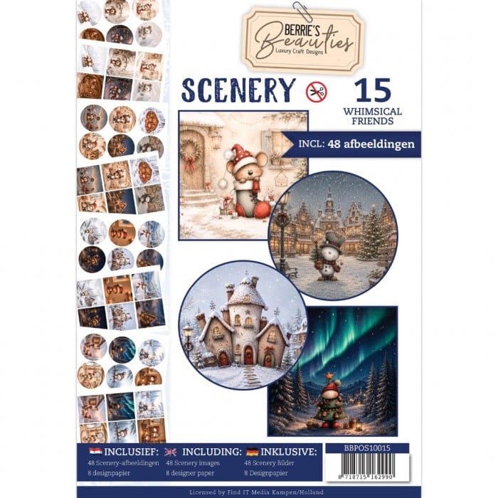 Push-Out Book Scenery 15 - Whimsical Friends BBPOS10015
