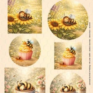 Scenery Push out - Berries Beauties - Sweet Honey Bees BBSC10141 - BC10003