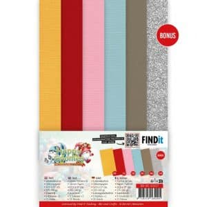 Linen Cardstock Pack - Berries Beauties - Happy Gnomes - 4K BB-4K-10037