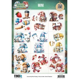 Cutting Sheet - Berries Beauties - Happy Gnomes - Mini  CD12483