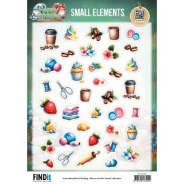 Cutting Sheet - Berries Beauties - Happy Gnomes - Small Elements CD12484