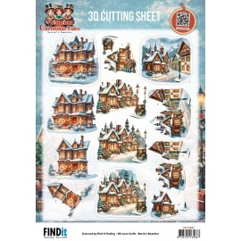 3D Cutting Sheet - Berries Beauties - Victorian Christmas Tales - Home for Christmas CD12487