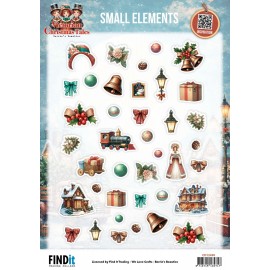 Cutting Sheet - Berries Beauties - Victorian Christmas Tales - Small Elements CD12490