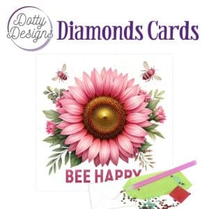 Doty Designs Diamond Cards - Bee Happy Bloom DDDC1221