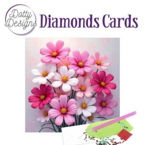Doty Designs Diamond Cards - Pink Harmony Bouquet DDDC1222