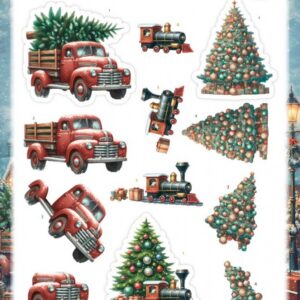 3D Pushout Sheet - Berries Beauties - Victorian Christmas Tales - Underneath The Christmas Tree SB11142
