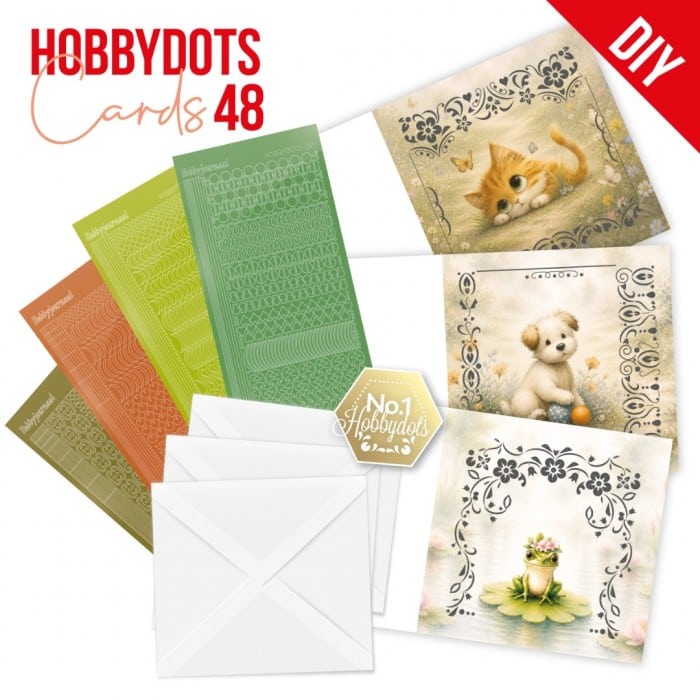 Hobbydots Cards 48 - Summer Friends DODOPP048