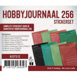 Stickerset Hobbyjournaal 256 HJSTS12
