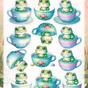 3D Cutting Sheet - Berries Beauties - Joyful Hoppers - A Cup Of FrogCD12494