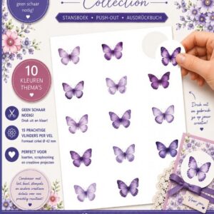 Push-Out Book 21 - Butterflies Ornaments Collection BBPOS10021