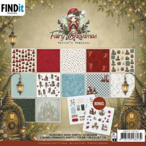 Paperpack - Berries Beauties - Fairy Christmas 20 x 20 cm BBPP10047