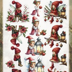 3D Cutting Sheet - Berries Beauties - Fairy Christmas - A Little Sad CD12500