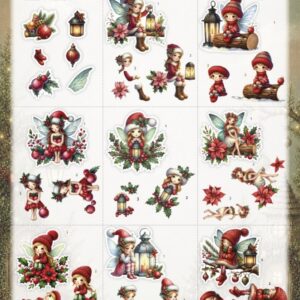 Cutting Sheet - Berries Beauties - Fairy Christmas - Mini CD12501