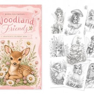 Mabel & Moss - Woodland Friends - Coloring Book MMCB10001