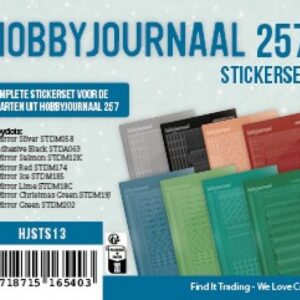 Stickerset Hobbyjournaal 257 HJSTS13
