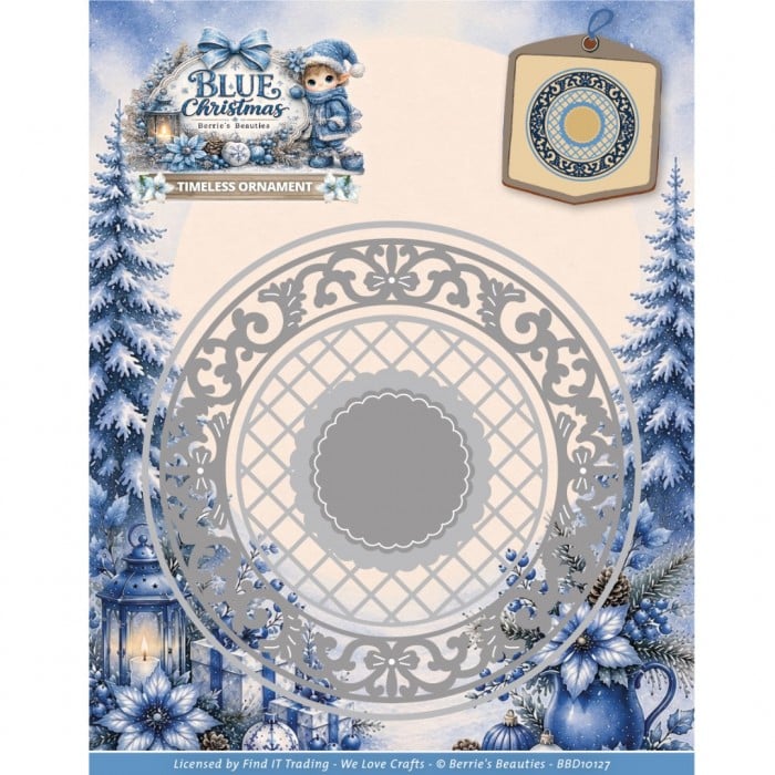 Dies - Berries Beauties - Blue Christmas - Timeless Ornament BBD10127