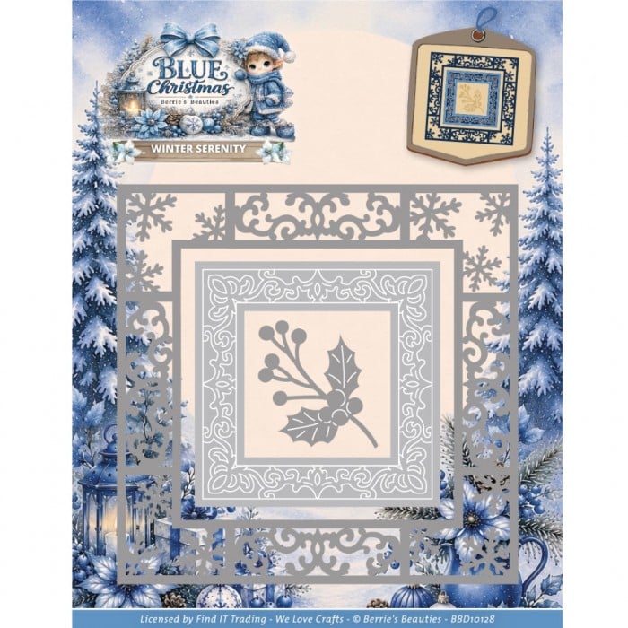 Dies - Berries Beauties - Blue Christmas - Winter Serenity BBD10128