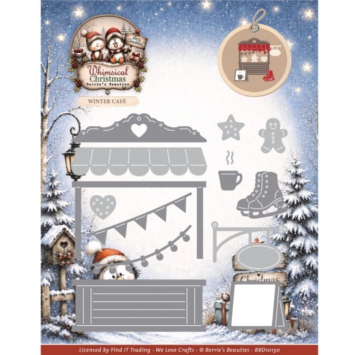 Dies - Berries Beauties - Whimsical Christmas - Winter Café BBD10130