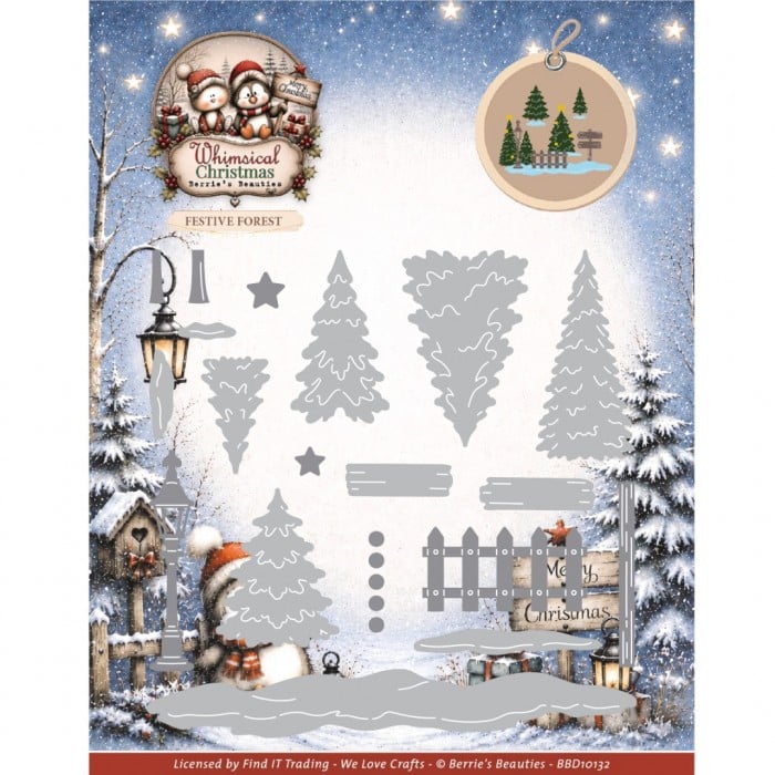 Dies - Berries Beauties - Whimsical Christmas - Festive Forest BBD10132