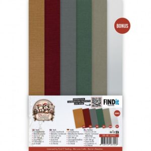 Linen Cardstock Pack - Berries Beauties - Whimsical Christmas - 4K BB-4K-10042