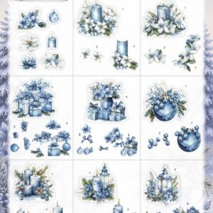 Cutting Sheet - Berries Beauties - Blue Christmas - Mini CD12510