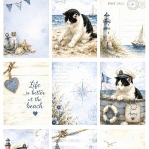 Jenine's Art Studio – Ollie the Sailor – ATC 001 JAS-OLS-ATC-001